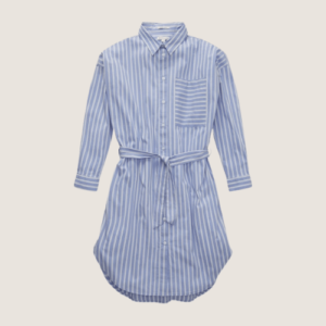 Striped shirt dress