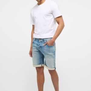 Herren-Jeans-Short-Style-Chicago-Shorts-Mustang-blue