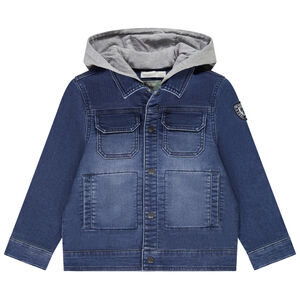 Hooded Denim Jacket